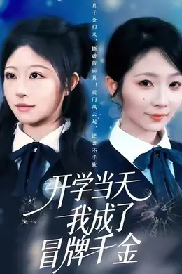 开学当天我成了冒牌千金海报图片