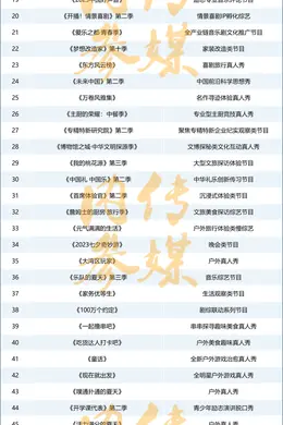 《八月综艺市场分析报告》封面图