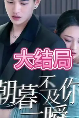 朝暮不及你一瞬海报图片