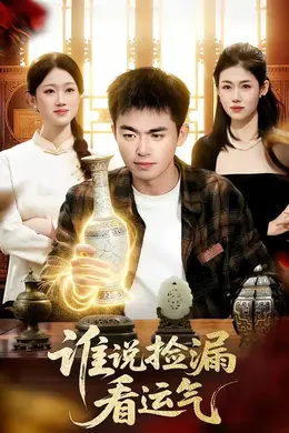 谁说捡漏看运气海报图片